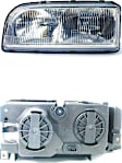 SET-URO9159413 Driver and Passenger Side Halogen Headlight, With bulb(s), OE Replacement
