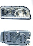 SET-URO9159413 Driver and Passenger Side Halogen Headlight, With bulb(s), OE Replacement