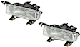 SET-URO9178185 Front, Driver and Passenger Side Halogen Fog Light, With bulb(s)