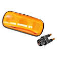 SET-URO9188264 Front, Driver and Passenger Side Side Marker With bulb(s)