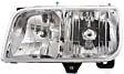 1999 Cadillac Escalade - Driver and Passenger Side Halogen Headlight, With bulb(s), OE Replacement