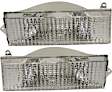 Front, Driver and Passenger Side Turn Signal Light, Without bulb(s)