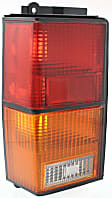 Driver and Passenger Side Halogen Tail Light, Without bulb(s), OE Replacement