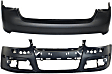 Sedan Front and Rear Primed Bumper Cover