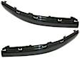Front, Driver and Passenger Side Bumper Trims, Black