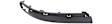 Front, Driver and Passenger Side Bumper Trims, Black