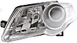 Driver and Passenger Side Halogen Headlight, With bulb(s), OE Replacement