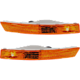 Front, Driver and Passenger Side Turn Signal Light, With bulb(s)