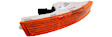 Front, Driver and Passenger Side Turn Signal Light, With bulb(s)