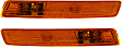 Front, Driver and Passenger Side Turn Signal Light, With bulb(s)