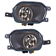 Front, Driver and Passenger Side Fog Lights, With Bulb(s), Halogen