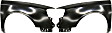 Front, Driver and Passenger Side Fenders, CAPA CERTIFIED