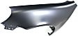 Front, Driver and Passenger Side Fenders, Without turn signal light hole