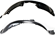 Front, Driver and Passenger Side, Fender Liner