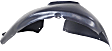 Front, Driver and Passenger Side, Rear Section, Fender Liner