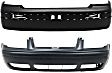 Front and Rear Primed Bumper Cover