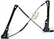 Front, Driver and Passenger Side Power Window Regulator, Without Motor