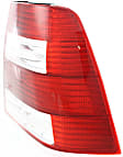 Driver and Passenger Side Halogen Tail Light, Without bulb(s), OE Replacement