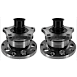 SET-VCOV100350-2 Rear, Driver and Passenger Side Wheel Bearing, Set of 2