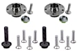 SET-VCOV100497-A Front or Rear, Driver and Passenger Side Wheel Hub, 4 Lugs - Front; 5 Lugs - Rear
