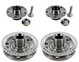 SET-VCOV101485-A Front and Rear, Driver and Passenger Side Wheel Hub, 5 Lugs