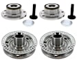 SET-VCOV101485-B Front and Rear, Driver and Passenger Side Wheel Hub, 5 Lugs