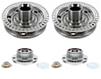 SET-VCOV101485-C Front and Rear, Driver and Passenger Side Wheel Hub, 5 Lugs