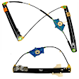 2008 Audi A4 - Front And Rear, Passenger Side Power Window Regulator, Without Motor, Aftermarket Grade; Without mounting plate; Power Operated