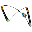 2008 Audi A4 - Front And Rear, Passenger Side Power Window Regulator, Without Motor, Aftermarket Grade; Without mounting plate; Power Operated