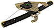 1998 Audi A6 - Rear, Driver and Passenger Side Power Window Regulator, Without Motor, Without Mounting Plate; Power Operated; With Oe No. 4B0839461