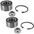 2007 BMW X3 - Rear, Driver and Passenger Side Wheel Bearing, engdesig: N52, Aftermarket Grade