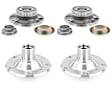 SET-VCOV200517-A Front and Rear, Driver and Passenger Side Wheel Hub, 5 Lugs