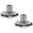 SET-VCOV203278-2 Rear, Driver and Passenger Side Wheel Hub, 6 Lugs