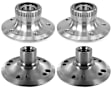 SET-VCOV302989-C Front and Rear, Driver or Passenger Side Wheel Hub, 4 Lugs - Front; 5 Lugs - Rear