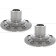SET-VCOV303875-2 Rear, Driver and Passenger Side Wheel Hub, 5 Lugs