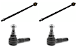 SET-VCOV307569 Front, Driver and Passenger Side, Inner and Outer Tie Rod End