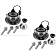 SET-VCOV400544-2 Front and Rear, Driver or Passenger Side Wheel Hub, 5 Lugs