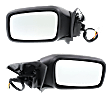 2000-2004 Volvo S40 - Driver and Passenger Side Mirrors, Power, Manual Folding, Heated, Paintable, No Signal Light, No Memory, No Puddle Light, No Auto-Dimming, No Blind Spot Feature