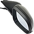 Driver and Passenger Side Mirrors, Power, Manual Folding, Heated, Paintable, In-housing Signal Light, With memory, With Puddle Light, No Auto-Dimming, No Blind Spot Feature