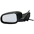 Driver and Passenger Side Mirrors, Power Adjust, Manual Folding, Heated, Paintable, In-housing Signal Light, With memory, With Puddle Light, No Auto-Dimming, No Blind Spot Feature