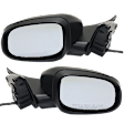 Driver and Passenger Side Mirrors, Power Adjust, Power Folding, Heated, Paintable, In-housing Signal Light, With memory, With Puddle Light, No Auto-Dimming, No Blind Spot Feature