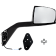 Driver and Passenger Side Mirror, Manual Adjust, Heated, Manual Folding, Paintable, No Signal Light, No Memory, No Puddle Light, No Auto-Dim, No Blind Spot Feature