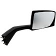 Driver and Passenger Side Mirror, Manual Adjust, Non-Heated, Manual Folding, Textured Black, No Signal Light, No Memory, No Puddle Light, No Auto-Dim, No Blind Spot Feature