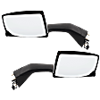 Driver and Passenger Side Mirror, Manual Adjust, Heated, Manual Folding, Chrome, No Signal Light, No Memory, No Puddle Light, No Auto-Dim, No Blind Spot Feature