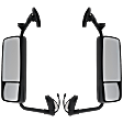Driver and Passenger Side Mirror, Upper - Power Adjust, Lower - Manual Adjust, Heated, Manual Folding, Paintable, No Signal Light, No Memory, No Puddle Light, No Auto-Dimming, No Blind Spot Feature