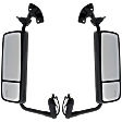Driver and Passenger Side, Mirrors, Upper - Power , Lower - Manual Adjust, Heated, Chrome, No Signal Light, No Memory, No Puddle Light, No Auto-Dimming, No Blind Spot Feature