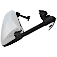 Driver and Passenger Side, Mirrors, Upper - Power , Lower - Manual Adjust, Heated, Chrome, No Signal Light, No Memory, No Puddle Light, No Auto-Dimming, No Blind Spot Feature