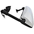 Driver and Passenger Side, Mirrors, Upper - Power , Lower - Manual Adjust, Heated, Chrome, No Signal Light, No Memory, No Puddle Light, No Auto-Dimming, No Blind Spot Feature