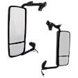 Driver and Passenger Side Mirror, Upper - Power Adjust, Lower - Manual Adjust, Heated, Non-Folding, Chrome, No Signal Light, No Memory, No Puddle Light, No Auto-Dim