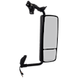Driver and Passenger Side Mirror, Upper - Power Adjust, Lower - Manual Adjust, Heated, Non-Folding, Chrome, No Signal Light, No Memory, No Puddle Light, No Auto-Dim